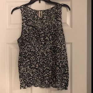 Frenchi Nordstrom Scoop Neck Floral Tank